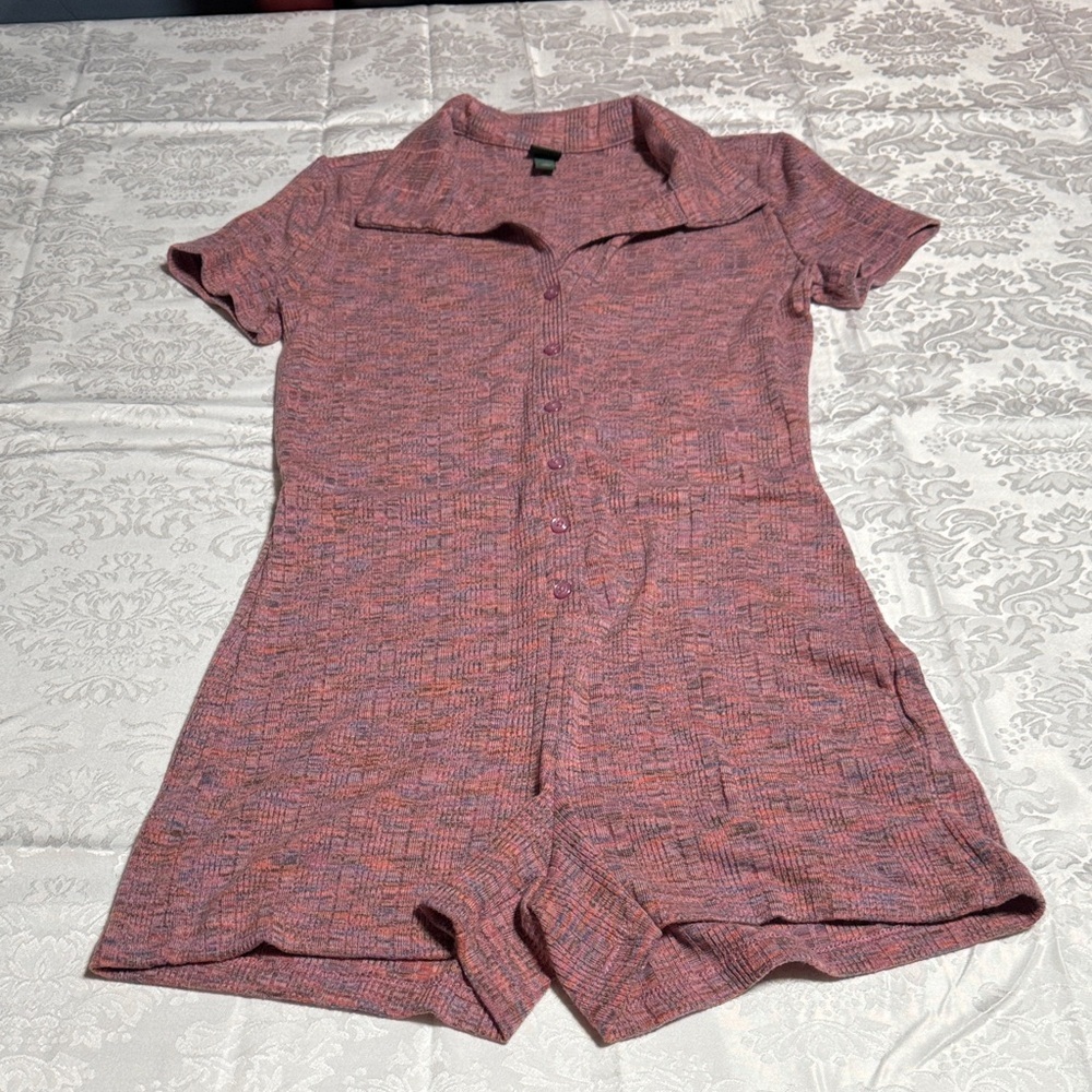 Wild Fable Pink and Purple Romper Size M